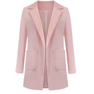 Nuevo Estilo 2024, Traje Casual de Moda para Mujer, Estilo Europeo y Estadounidense, Chaqueta de Traje con Solapa y Corte Entallado, Estilo Cárdigan - Product Image 4