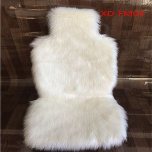 Housses de siège de voiture à cheveux longs en peau de mouton en fausse fourrure coussins de siège de voiture en fourrure synthétique - Product Image 4
