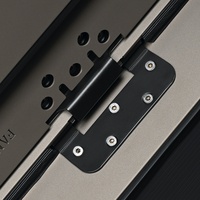 Puerta de Acero Moderna con Marco de Hierro Antirrobo, Diseño Insonorizado, Cerradura Inteligente, para Uso Exterior en Apartamentos/Hoteles/Villas/Escuelas/Entradas