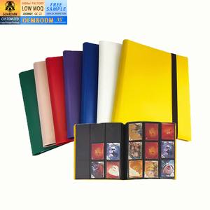 PP Trading Cards Album Folder Strap <span class=keywords><strong>360</strong></span> Pockets Card Binder Holder Game Card Sleeves Case Holder Album Binder con 9 bolsillos - Product Image 1