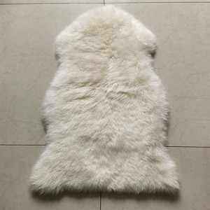 Cojín de piel de oveja entera australiana, <span class=keywords><strong>manta</strong></span> de sofá de lana ligera gruesa de invierno de lujo, alfombra antideslizante acolchada - Product Image 1