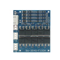 Système de gestion de batterie (BMS) à ports séparés 4S 12V 100A pour batteries LiFePO4 avec équilibrage passif 68mA pour onduleur