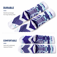 Chaussettes de sport de basketball personnalisées, épaisses et rembourrées, mi-mollet, respirantes, anti-humidité, antidérapantes pour la course et l'entraînement, vente en gros