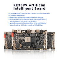 Rockchip RK3399 4G/WiFi/BT 1000M Ethernet pour les écrans de signalisation numérique intelligente et le lecteur multimédia d'affichage publicitaire