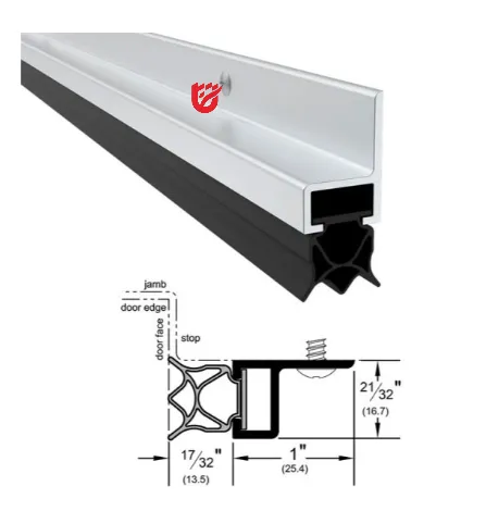 Door frame weather seal Fire and Smoke Protection Seal Acoustic Door Frame Insulation Seal