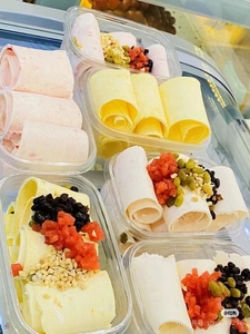 เครื่องทำไอศกรีมผัดไทยเครื่องทำไอศกรีมทอดแบบหมุนแบนเครื่องทำไอศกรีมทอดแบบไทย - Product Image 3