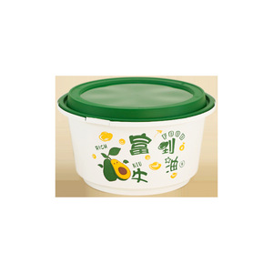 Rich Niu Food Grade PP Disposable Lunch <b>Box</b> With Lid Microwave Safe 1000ml - Product Image 1