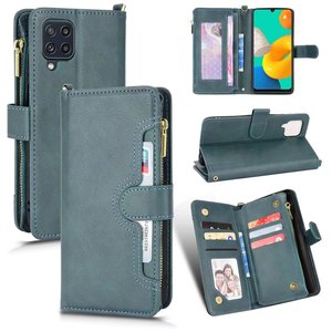 Funda de cuero PU con cierre de cremallera para Samsung <span class=keywords><strong>Galaxy</strong></span> <span class=keywords><strong>A22</strong></span> 4G/ <span class=keywords><strong>M22</strong></span> 4G - Product Image 1