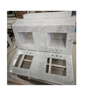 שיש קררה מטבח שיש משטחי שיש לוחות אבן מוצרים טרומיים premated עם קצוות ogee - Product Image 4