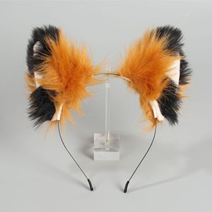 <span class=keywords><strong>Serre</strong></span>-tête en peluche pour cosplay, oreilles <span class=keywords><strong>de</strong></span> chat, oreilles <span class=keywords><strong>de</strong></span> <span class=keywords><strong>loup</strong></span>, oreilles <span class=keywords><strong>de</strong></span> renard, en fausse fourrure, style anime, adorables - Product Image 4