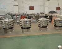 Séparateur de poudre de lait sans poussière, tamiseur de poudre alimentaire, machine à tamiser la farine, machine à tamiser vibrante pour filtrer la levure