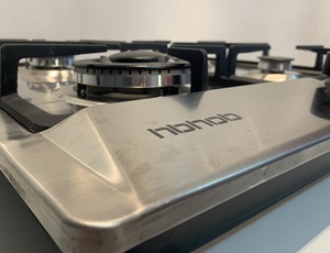 Cuisinière à <span class=keywords><strong>gaz</strong></span> en acier inoxydable à prix compétitif avec bouton métallique intégré pour une utilisation en extérieur - Product Image 2