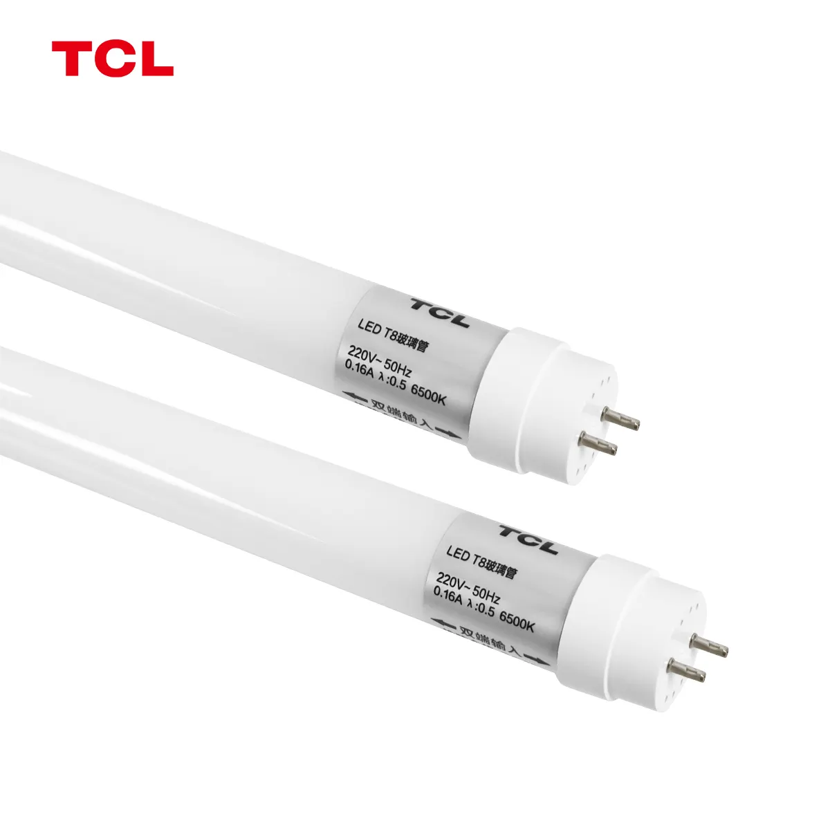 Tcl 20W 6500K 1200Mm Smd2835 Verlichtingsbollen Buizen T8 Glazen Led Buis Groothandel Schoolgarage Winkel Home Office Led Buislampen