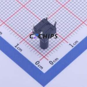 K2-6639DP-P3SW-04 Tactile Switch Through hole Component (THT)-4P,6x6mm Switch 1.8N Through Hole 6mm 6mm - Product Image 2