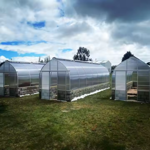 JIAPEI PC ورقة الدفيئة عدة مصنوعة في مصنع مصنع البلاستيك داخلي في الهواء الطلق حديقة صغيرة نفق الدفيئة - Product Image 4