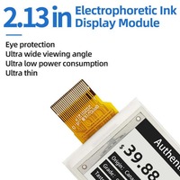 Etiqueta ESL de Papel Electrónico NFC de 2.13 Pulgadas Lista para Uso en Supermercados y Comercios Minoristas |   Módulo de Etiqueta de Precio Digital de 250x122 |   Pantalla de Tinta Electrónica (EPD) Bistable de Bajo Consumo
