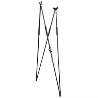 Bâton de tir à 4 pieds en aluminium avec tubes en fibre de carbone de 1,5 m, accessoires de montage pour lunette, support de chasse et randonnée en extérieur, sans hauteur supplémentaire
