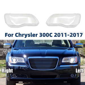 Pour Chrysler 300C 2011-2017, coque de phare avant, abat-jour transparent, couvercle de phare en plexiglas, remplacement de la lentille d'origine - Product Image 1