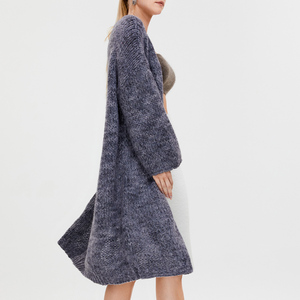 ใหม่มาถึงผู้หญิงจริง Mink เสื้อกันหนาวแคชเมียร์ปรับแต่งผู้หญิงแคชเมียร์ยาวเสื้อสเวตเตอร์ถัก - Product Image 4