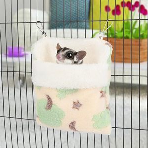 Reshiho 棉质糖翼鼠睡袋 轻便悬挂床 小型宠物（仓鼠、老鼠、松鼠） 四季通用 绿色 无 - Product Image 5