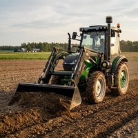 Truk Traktor Mini Multiguna Bertenaga Tinggi, Performa Unggul, Tugas Berat, untuk Penggunaan Jalan Raya, Pertanian, dan Komersial, Kendaraan 4x4 yang Handal