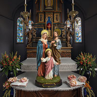 Figurines catholiques classiques de la Sainte Famille de 5 pouces personnalisables, fabriquées en résine durable