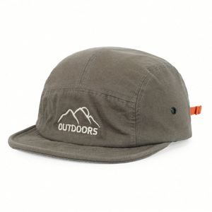 Wholesale Custom Design 5 Panel <b>Flat</b> Snap Back Short Brim Caps and <b>Hats</b> With Logo - Product Image 6
