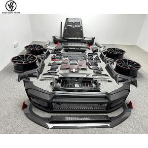 Nouveau kit carrosserie en carbone sec brillant style R pour Mercedes Classe G W463A W464 G63 2019-2023, pare-chocs et pièces de carrosserie auto - Product Image 4