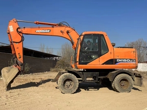 Excavadora Doosan hidráulica de 15 toneladas, muy popular, usada, Dossan, original, de Corea, con caja de cambios central y bomba, venta de bomba - Product Image 4