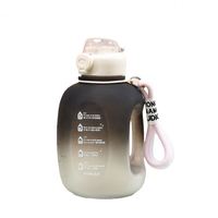 Bouteille d'eau sportive en plastique grande capacité 1 gallon, vente en gros de bouteilles d'eau 1 gallon, bouteille d'eau motivante 1 gallon