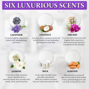 Nuevo juego de bombas de baño orgánicas veganas personalizadas hechas a mano para relajarse - Product Image 2