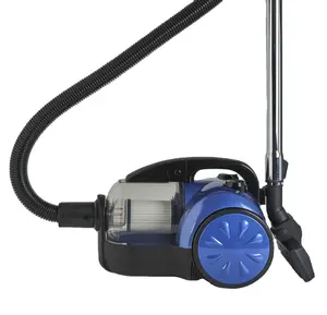 Friendly Lightweight Bagless Compact Canister Vacuum, HEPA, Extended Telescoping Wand, Retractable Cord and 2 cleaning tools