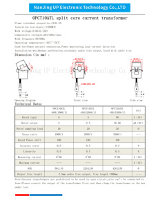 NJXSE OPCT10ATL Split Core Transformer 3.5mm Jack 5A 10A 20A 30A 50A 60A <b>Clamp</b> CT 1000/1 2000/1 3000/1 1V Current Transformer - Product Image 2