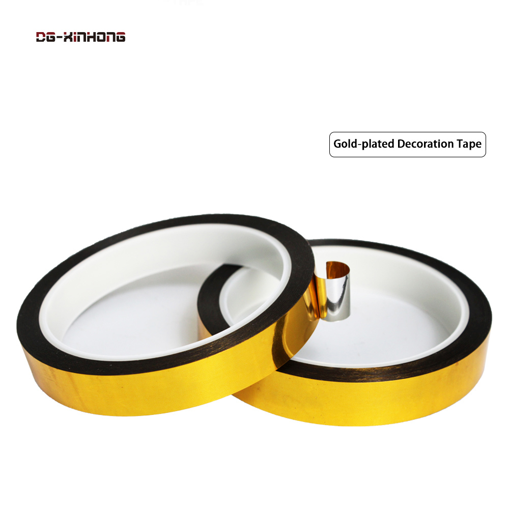 Cinta de decoración chapada en oro