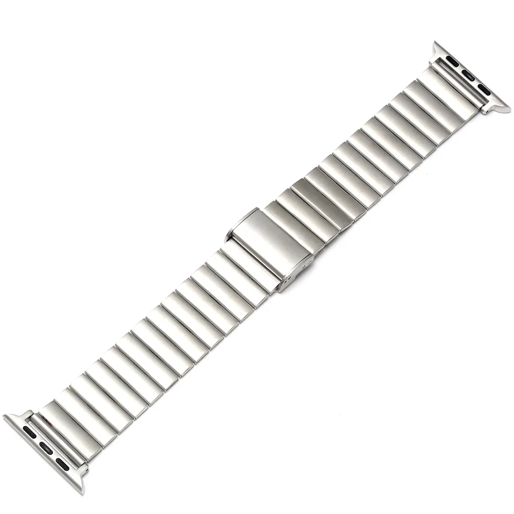 Stamor Electroplating Color Butterfly Buckle Stainless Steel Watch Strap Band for Apple Watch Ultra Wholesale Price