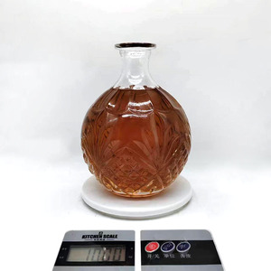 Bán Buôn Cao Rõ Ràng Thời Trang Độc Đáo Được Thiết Kế Rượu Vang Bộ Thủy Tinh Whiskey <span class=keywords><strong>Decanter</strong></span> Bóng Chai Rượu Vang - Product Image 3