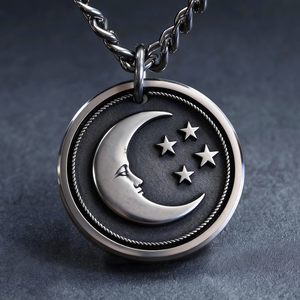 Collana Personalizzabile in Titanio Puro, Gioielli su Misura, Ciondolo Personalizzabile, Materiale di Grado Medico, Ipoallergenico - Product Image 3