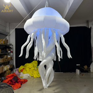Vente flash : ballon méduse gonflable de 2,5 m de haut pour l'art public, <span class=keywords><strong>la</strong></span> marque et les expositions - Product Image 4
