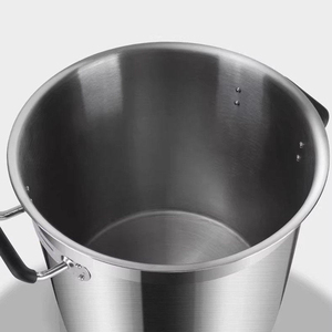 Marmite NutriChef 16 litres en acier inoxydable 18/8 non revêtue, robuste, avec couvercle, compatible lave-vaisselle et induction, pour céramique - Product Image 2