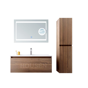Armario de baño de madera Simple, mueble de baño, tocador de maquillaje - Product Image 4