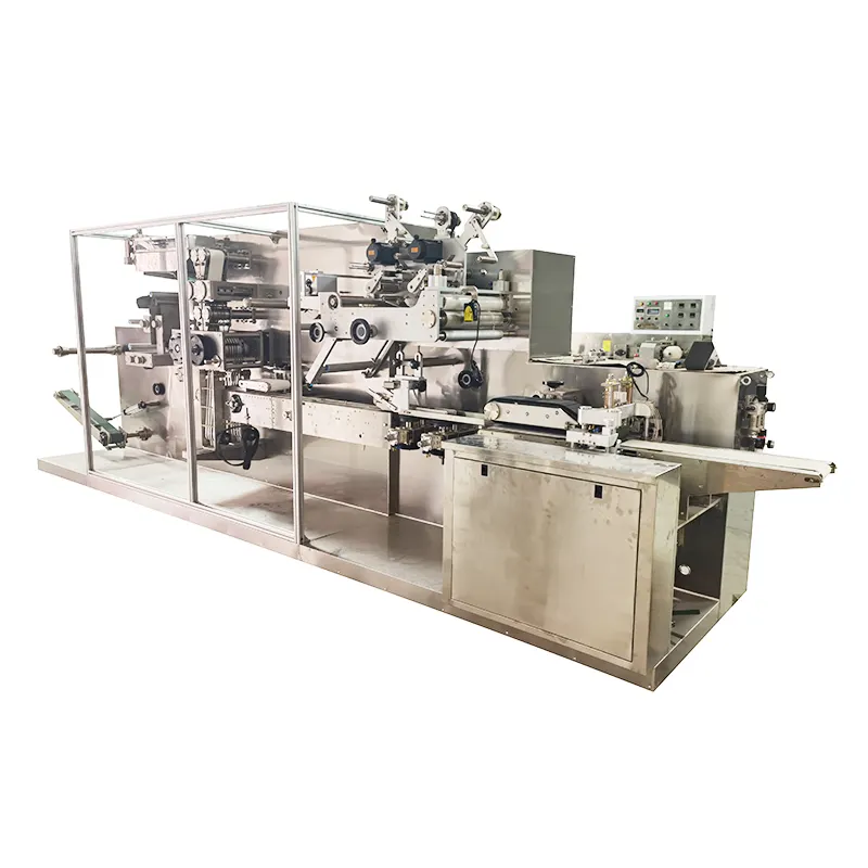 Wet tissue making machinery for manufacturing baby wet tissue full automatically with packing unit