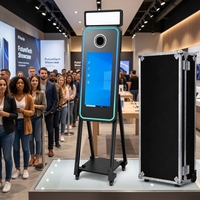 Photomaton portable Magic Mirror avec valise de transport pour mariage et fête