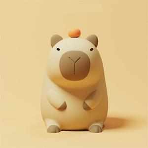 Veilleuse Capybara, Cadeaux Capybara, Cadeaux d'anniversaire amusants Capybara, Portable, Moelleux, Rechargeable, à intensité variable - Product Image 2