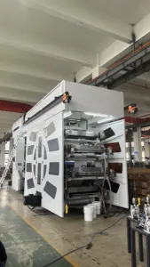 Qiangtuo QTHA-CI81000 tốc độ cao phim nhựa HDPE LDPE Bopp CuộN máy in flexo