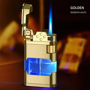 Briquet électrique en alliage durable TikTok Design de tableau miroir silencieux pour activités de plein air et <span class=keywords><strong>barbecue</strong></span> pour cigarettes - Product Image 2