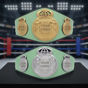 Custom Leather Boxing Championship <b>Belt</b> With Logo Personalized Unisex Heavy Duty Boxing Championship Title <b>Belt</b> Premium - Product Image 1