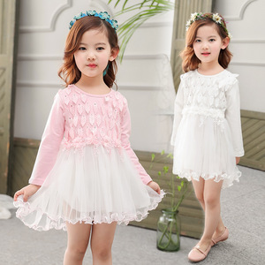 Vestido Infantil Pakistaní de Alta Calidad con Diseño de Encaje Floral y Estilo Princesa - Product Image 5