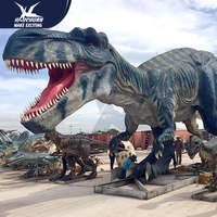 Dinosaure T-Rex animatronique réaliste grandeur nature pour parc à thème jurassique