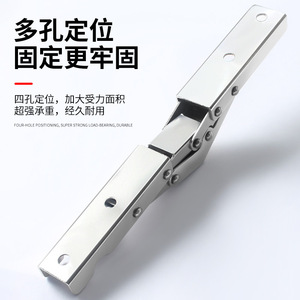 บานพับเหล็กแผ่นรีดเย็นแบบติดตั้งบนพื้นผิว ทนทานสำหรับประตูตู้ - Product Image 1