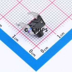 TC-6615-7.0-260 Tactile Switch Through hole,7.5x6.2mm Switch Single Pole Single Throw Round Button 2.6N Right Angle Insert - Product Image 2